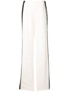 Haider Ackermann Tailored Trousers With Side Stripe - White