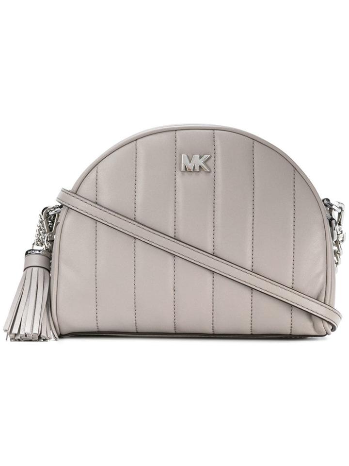 Michael Michael Kors Quilted Crossbody Bag - Grey