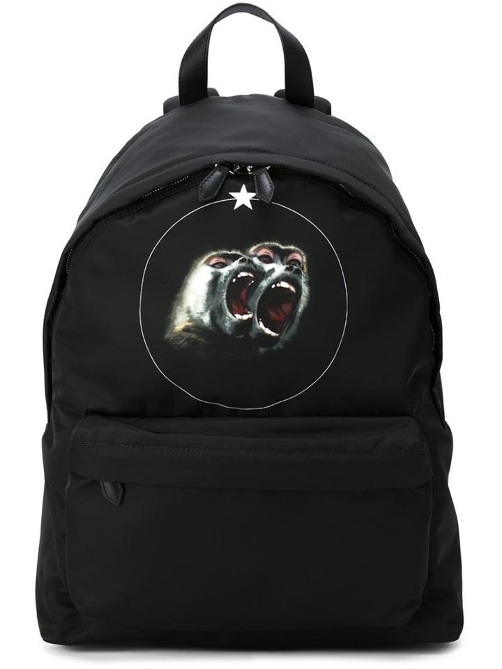 Givenchy Monkey Brothers Printed Backpack