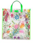 Gucci Flora Print Tote Bag - Green