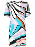 Emilio Pucci Shell Print Silk Mini Dress - Purple