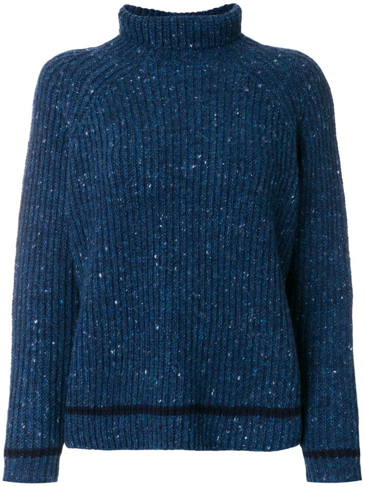 Alyki Turtleneck Jumper - Blue