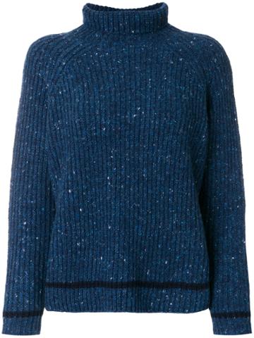 Alyki Turtleneck Jumper - Blue
