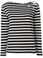 Saint Laurent Star Detail Sweater, Women's, Size: Xs, Black, Cotton