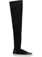 Gloria Coelho Over The Knee Sneakers - Black