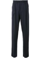 Giorgio Armani - Elastic Waist Trousers - Men - Cashmere/virgin Wool - 50, Black, Cashmere/virgin Wool