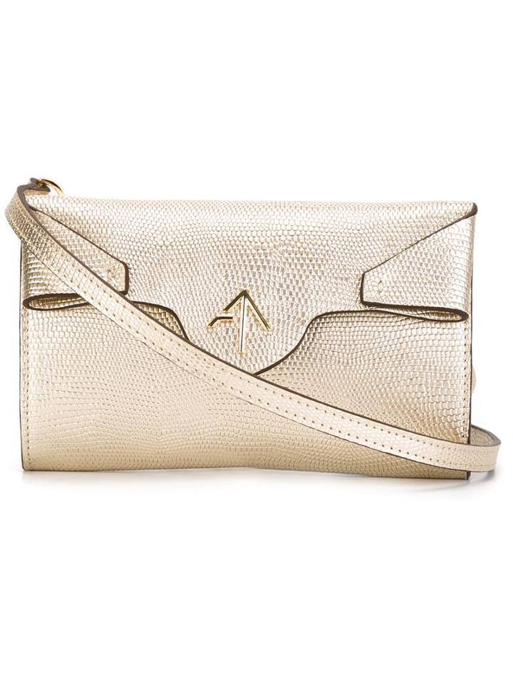 Manu Atelier Beli Cross Body Bag, Women's, Grey, Leather