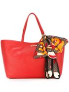 Love Moschino Monkey Scarf Detail Tote