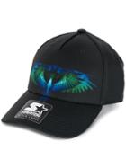 Marcelo Burlon County Of Milan Feather Printed Cap - Black