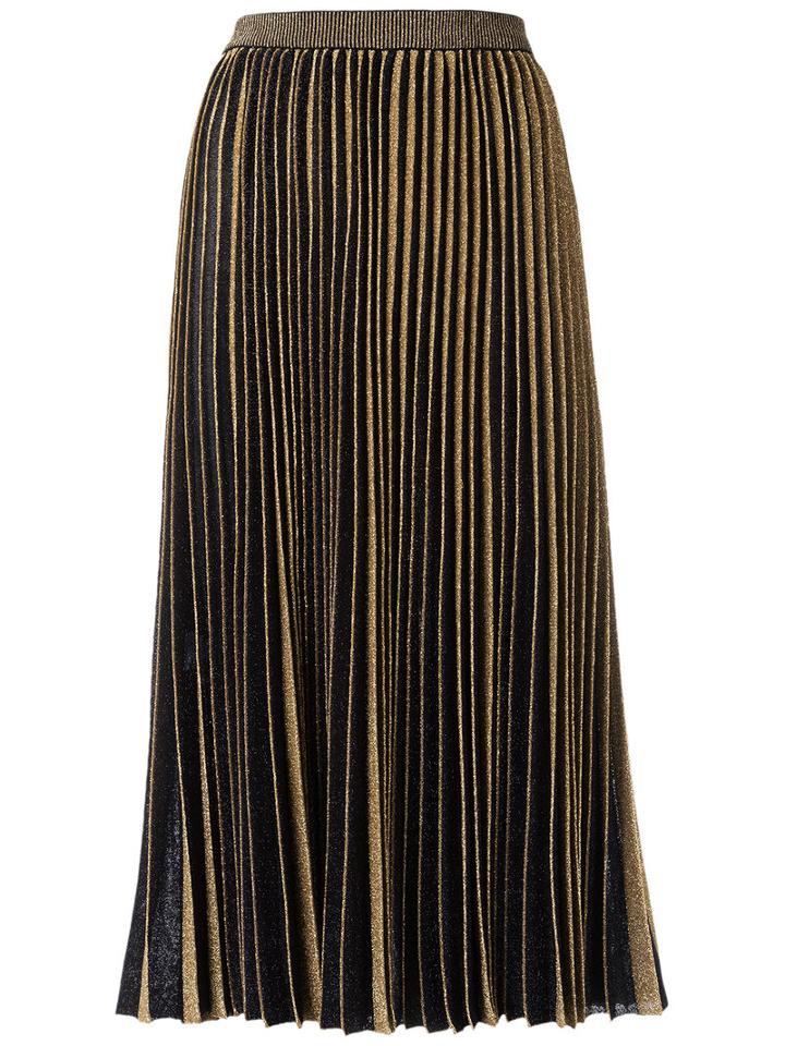 Gig - Midi Knitted Skirt - Women - Polyester - Pp, Polyester