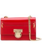 Balmain Shiny Bbox Shoulder Bag - Red