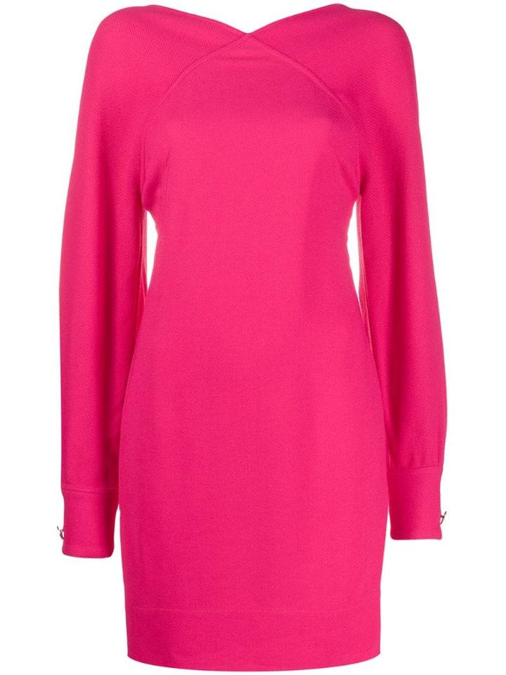 Victoria Beckham Open Back Mini Dress - Pink