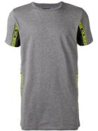 Philipp Plein Logo Stripe T-shirt - Grey