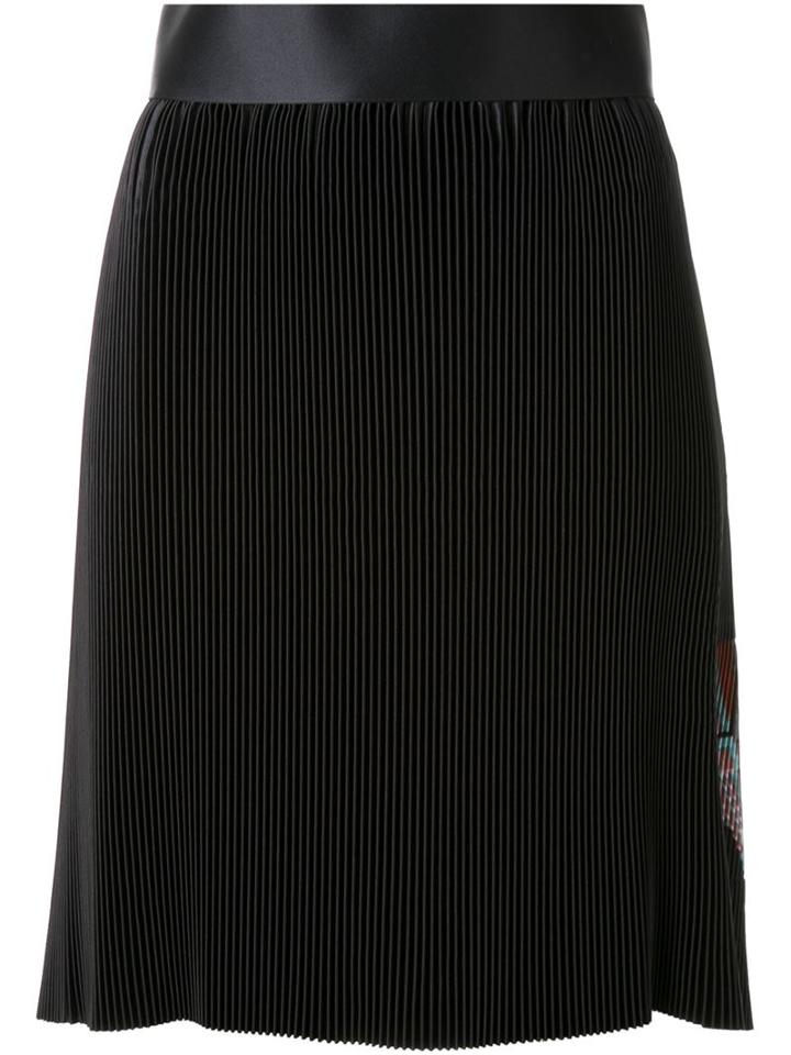 Thomas Tait Pleated Printed Skirt