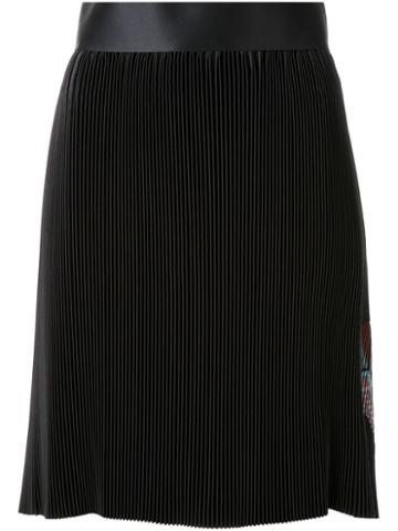 Thomas Tait Pleated Printed Skirt