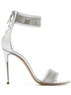 Casadei Embellished Strap Sandals - Metallic