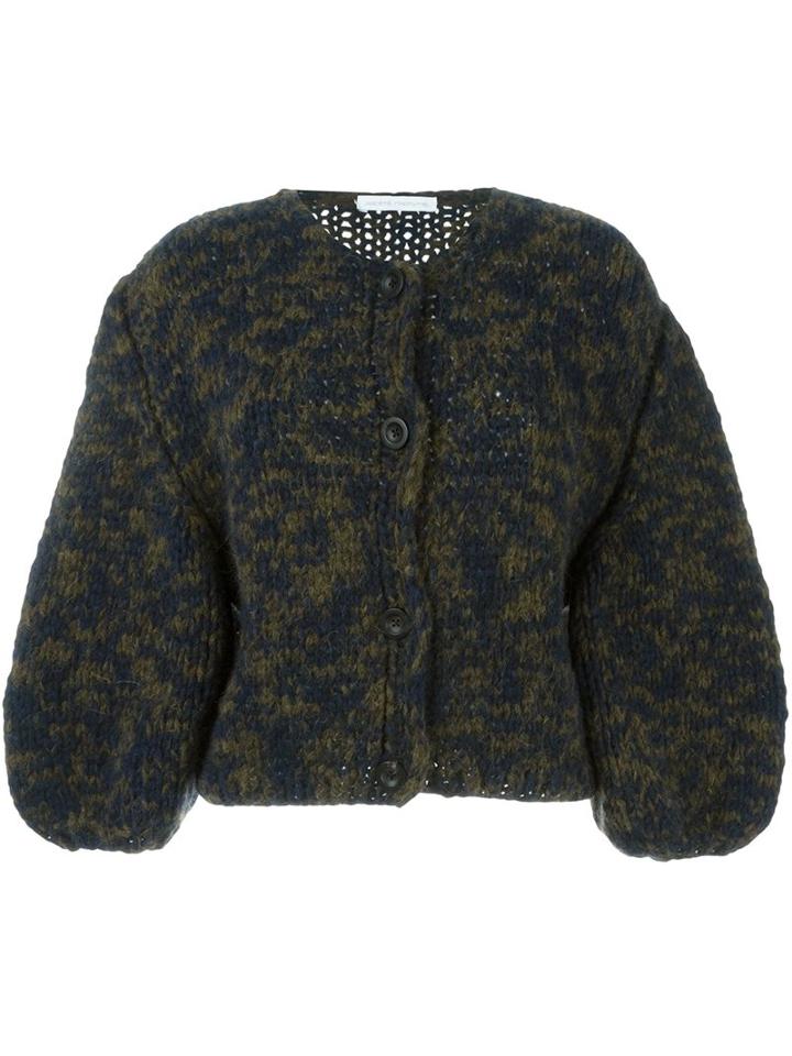 Société Anonyme Wide Sleeve Cardigan, Women's, Blue, Polyamide/alpaca/merino