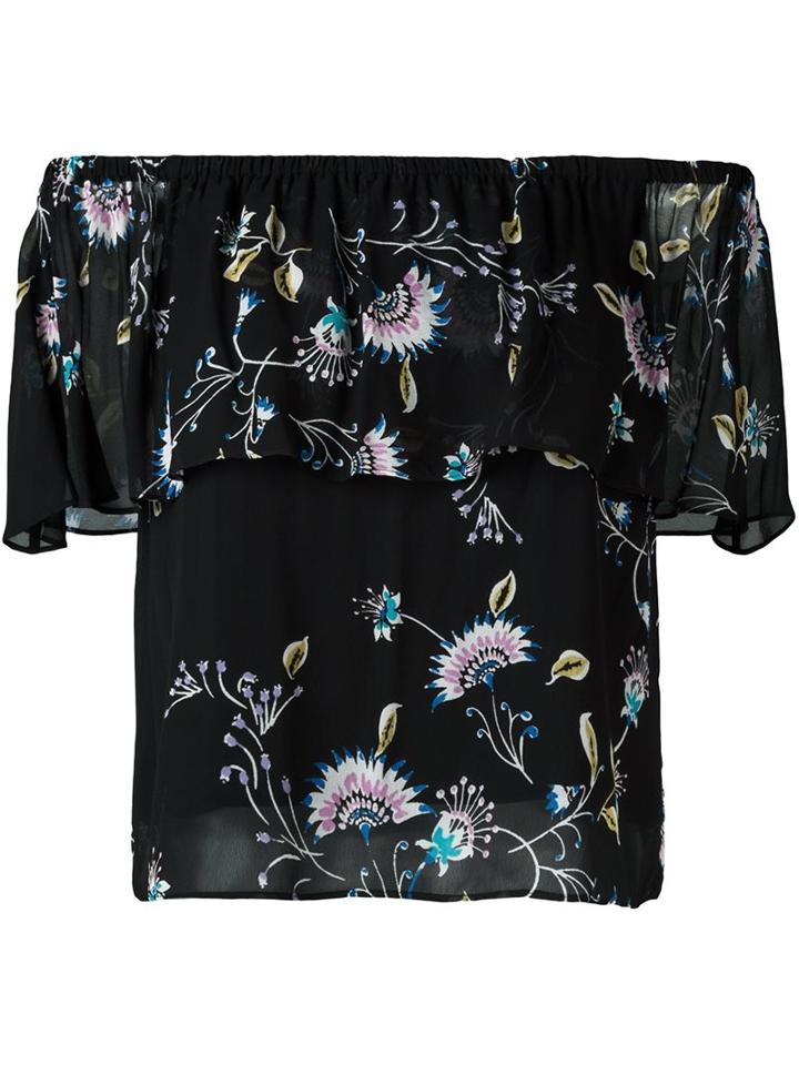 Rebecca Minkoff 'dev' Blouse, Women's, Size: Xs, Black, Viscose/polyester/spandex/elastane