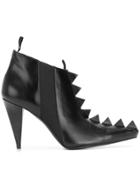 Loewe Zig Zag Ankle Boots - Black