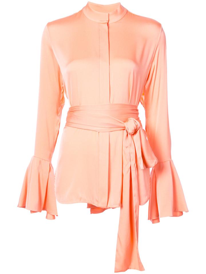 Ellery Drawstring Shirt - Pink & Purple