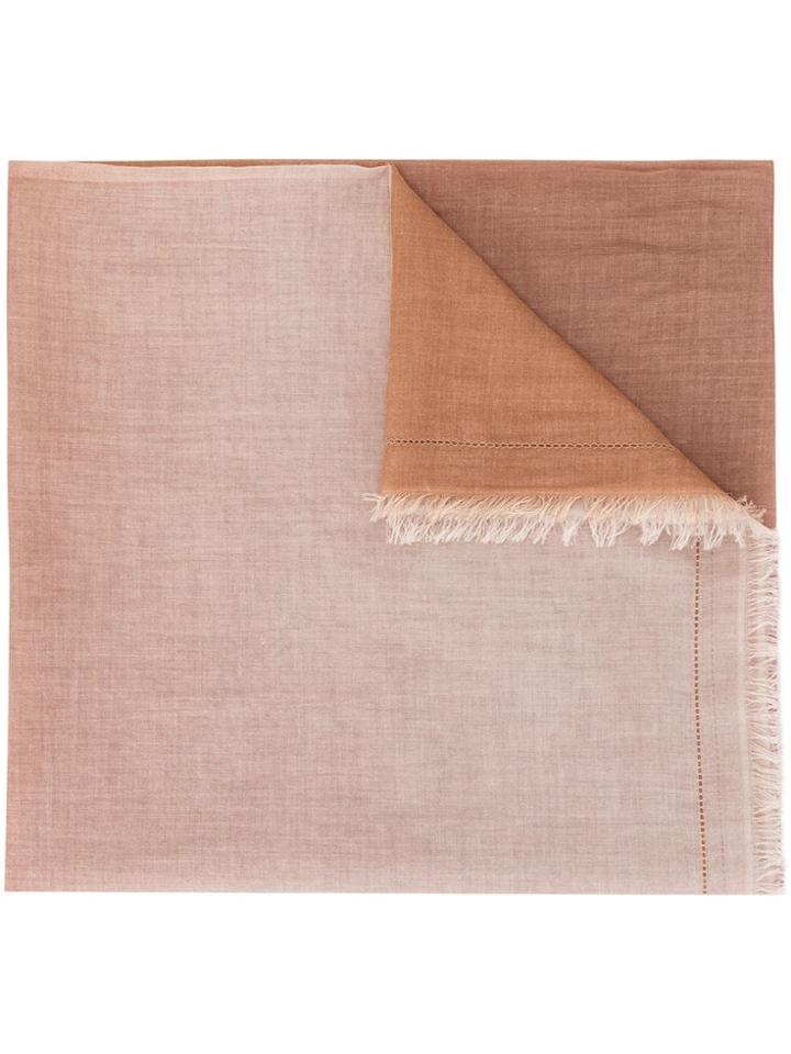 Faliero Sarti Gradient Oversized Scarf - Brown