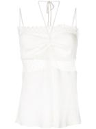 Christopher Esber Lace-panelled Top - White