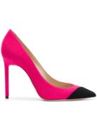 Saint Laurent Colour Block Pumps - Pink & Purple