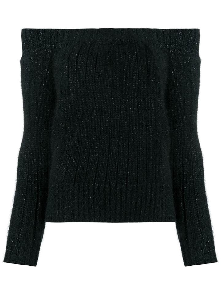 Alexandre Vauthier Off-shoulder Jumper - Black