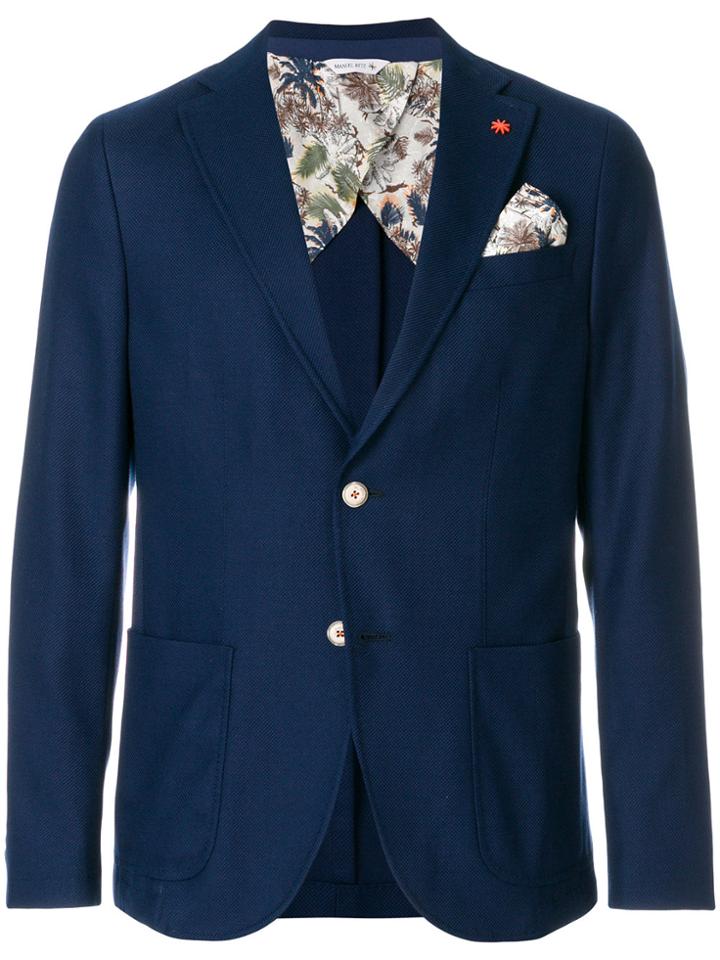 Manuel Ritz Classic Blazer - Blue