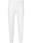 Max & Moi Cropped Tapered Trousers - White