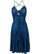 Jacquemus Melange Knit Sleeveless Dress - Blue