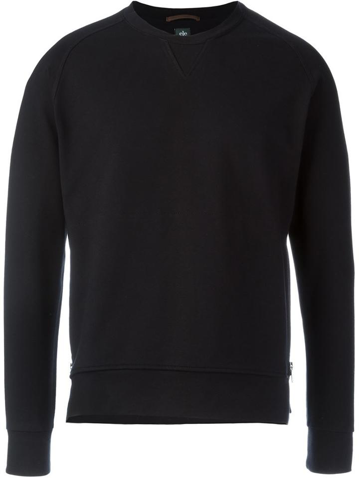 Eleventy Raglan Sleeve Sweatshirt