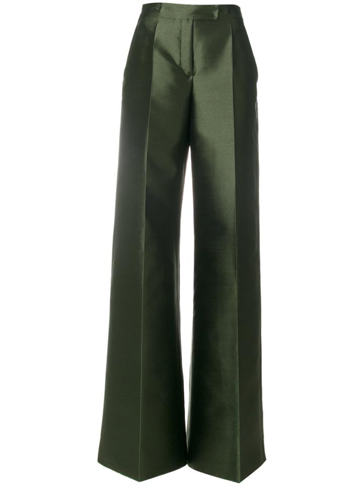 Antonio Berardi Flared Trousers - Green