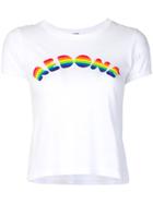 Re/done Rainbow Logo T-shirt - White