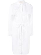 Ports 1961 Belted Shirt Dress - White