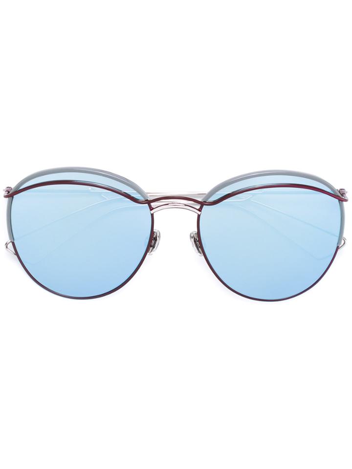 Dior Eyewear 'dioround' Sunglasses - Metallic