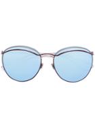 Dior Eyewear 'dioround' Sunglasses - Metallic