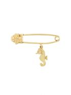 Carolina Bucci 18kt 'lulu' Safety Pin Brooch, Women's, Metallic