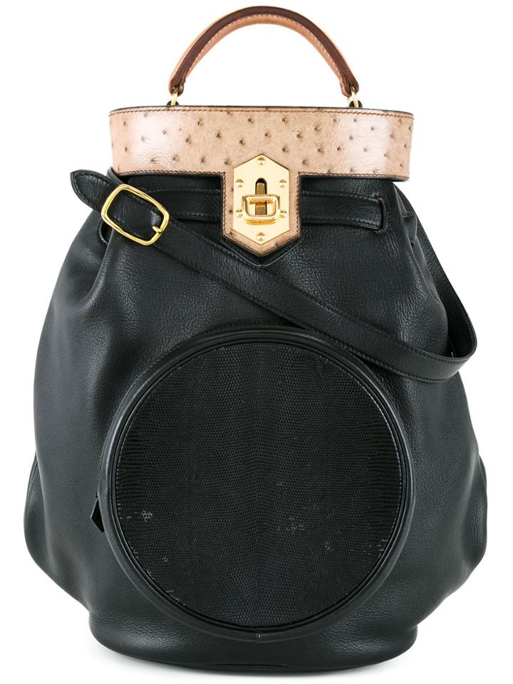 Hermès Vintage Gulliver Tote - Black