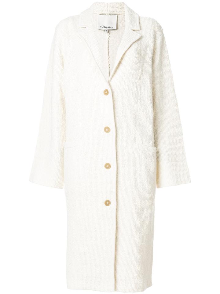 3.1 Phillip Lim Single-breasted Fitted Coat - Nude & Neutrals