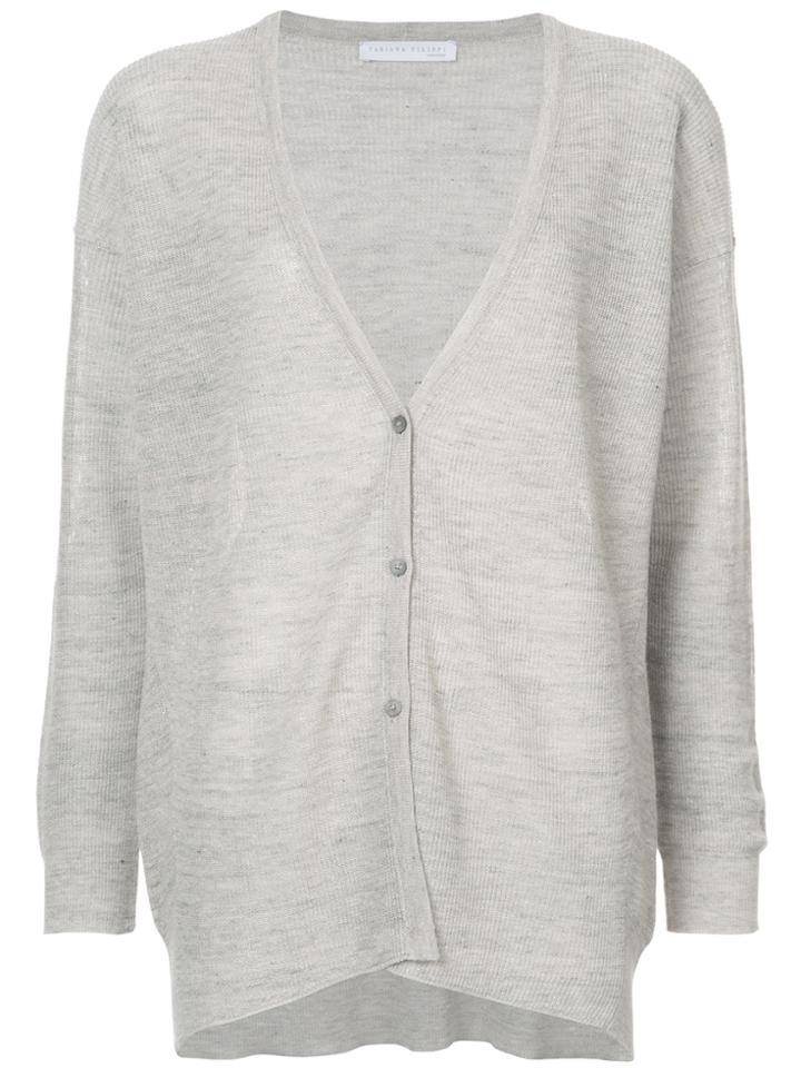 Fabiana Filippi V-neck Cardigan - Nude & Neutrals