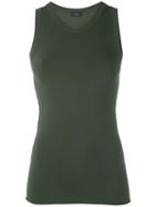 Joseph - Sleeveless Tank Top - Women - Viscose/nylon/spandex/elastane - L, Green, Viscose/nylon/spandex/elastane