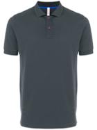 Sun 68 Contrast Button Polo Shirt - Grey