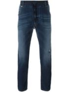 Diesel 'krooley' Jeans, Men's, Size: 34, Blue, Cotton/polyester/spandex/elastane