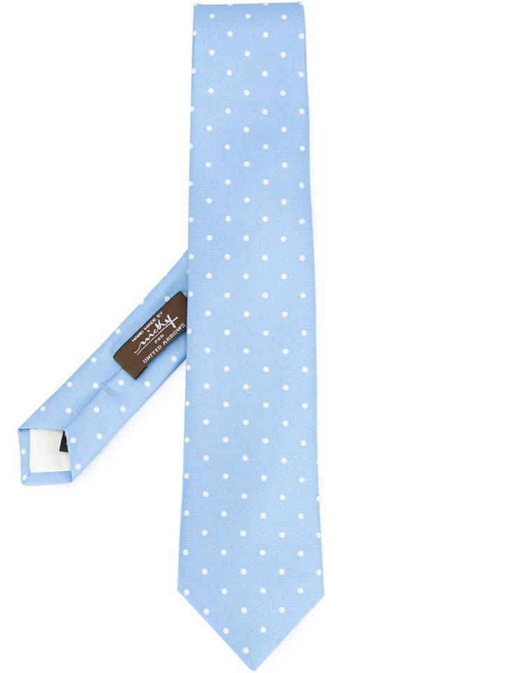 Nicky Polka Dot Tie - Blue