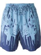 Alexander Mcqueen Floral Prnt Swim Shorts