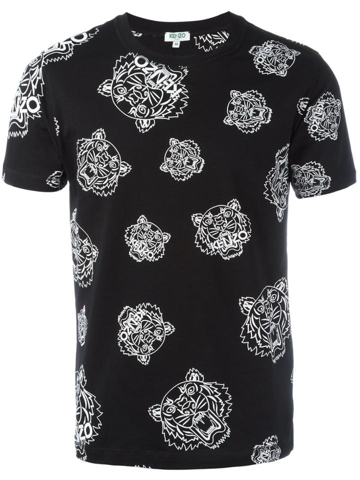 Kenzo Multi Tiger T-shirt - Black