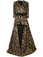 Safiyaa London Helia Gown - Black/gold