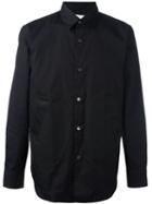 Ganryu Comme Des Garcons Side Pocket Shirt, Men's, Size: Large, Black, Cotton