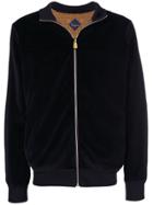 Billionaire Embroidered Velour Tracksuit - Black